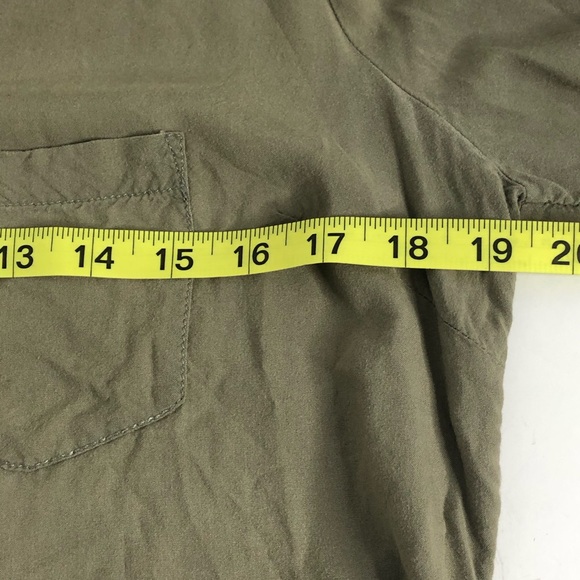 BeachLunchLounge Light Green Button Down Shirt XS - Picture 6 of 8
